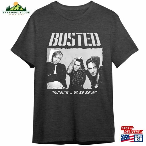 Busted Band Est 2002 Shirt 20Th Anniversary Greatest Hits Tour 2023 Tee T-Shirt Sweatshirt