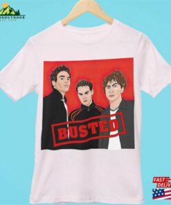 Busted Classic T-Shirt 2023 Red Theme Perfect For Music Fans Unisex