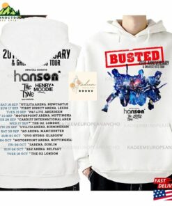 Busted Uk Tour 2023 2Sided Sweatshirt Concert Hoodie Band Classic