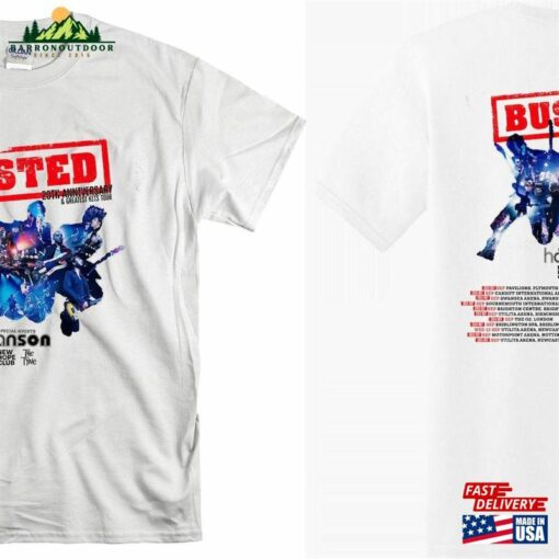 Busted Uk Tour T-Shirt 2023 Concert Band Classic