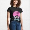 Busy Introverting Cat Paw Teal And Pink Classic T-Shirt Unisex Sweatshirt