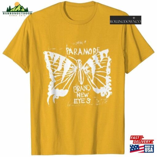 Butterfly Brand New Eyes Shirt Paramore Music Tour 2023 Sweatshirt Unisex