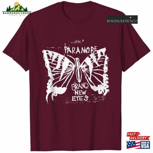 Butterfly Brand New Eyes Shirt Paramore Music Tour 2023 Sweatshirt Unisex