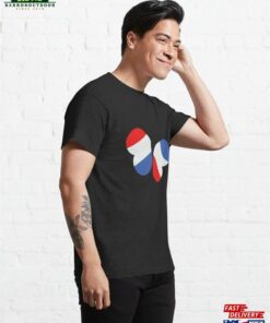 Butterfly France Flag Classic T-Shirt Sweatshirt 3 Butterfly France Flag Classic T Shirt Sweatshirt 4