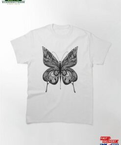 Butterfly Mandala Classic T Shirt 1