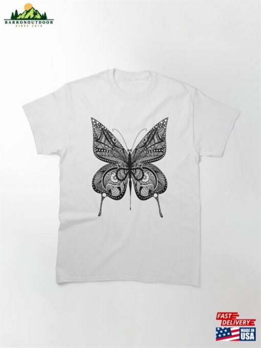 Butterfly Mandala Classic T-Shirt