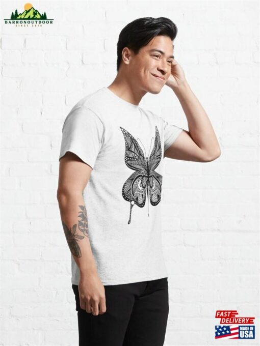 Butterfly Mandala Classic T-Shirt