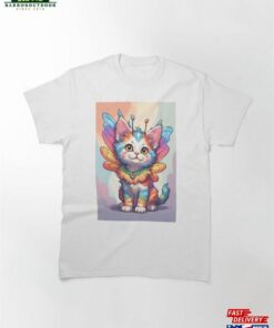 Butterfly Pride Kitten Classic T-Shirt Unisex Butterfly Pride Kitten Classic T-Shirt Unisex