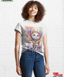 Butterfly Pride Kitten Classic T-Shirt Unisex 2 Butterfly Pride Kitten Classic T Shirt Unisex 3