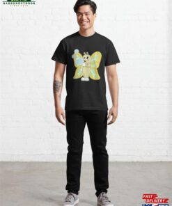 Butterfly Soap Bubbles Classic T Shirt Unisex 3