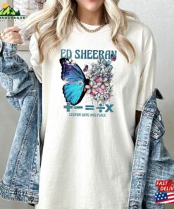 Butterfly T-Shirt Equals Unisex Music Tour Shirt The Math World