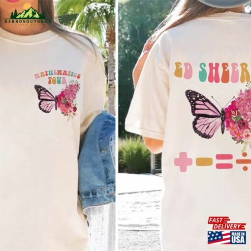 Butterfly T-Shirt The Mathematics World Tour Shirt Custom Classic