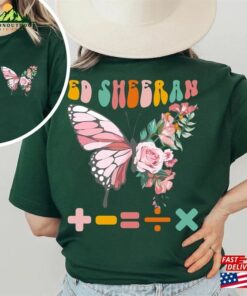 Butterfly T Shirt The Mathematics World Tour Shirt Ed Sheeran Classic Unisex 3