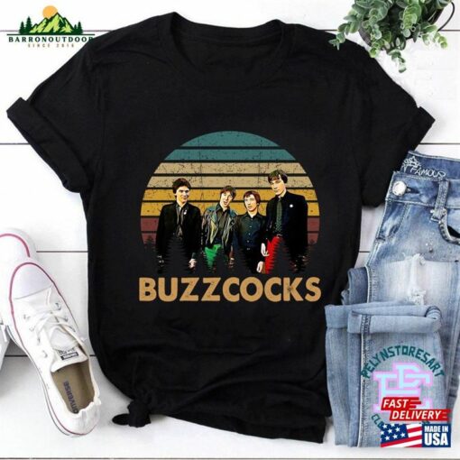 Buzzcocks Band T-Shirt Retro Vintage Shirt Fall In Love Art Unisex Hoodie