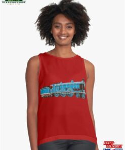 Caledonian Railways The Cardean Red Background Sleeveless Top T Shirt Classic 1