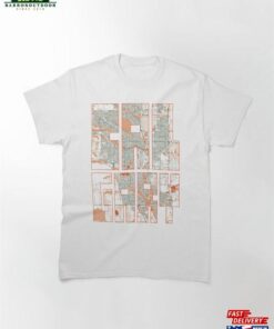 Calgary City Map Of Alberta Canada Unisex Hoodie 2