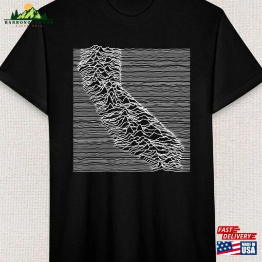 California State Joy Division Unknown Pleasures T-Shirt Sweatshirt