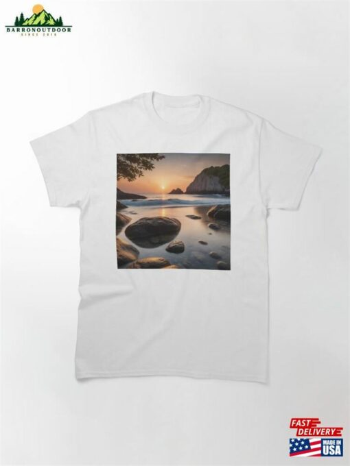 Calm Sunset At The Beach 06 Classic T-Shirt Sweatshirt