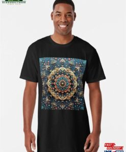 Calming Mandala Sacred Geometry Long T Shirt Sweatshirt Hoodie 1