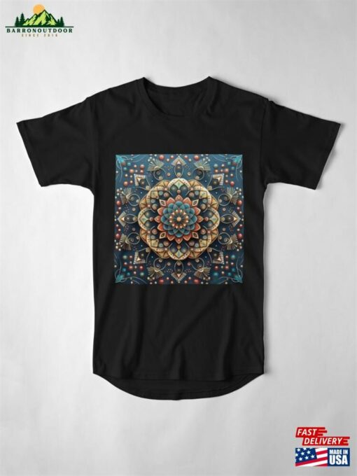 Calming Mandala Sacred Geometry Long T-Shirt Sweatshirt Hoodie