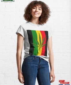 Cannabis Leaf T Shirt Classic 1