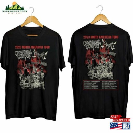 Cannibal Corpse 2023 Shirt Music Tour Gift For Fans Tee Unisex Classic