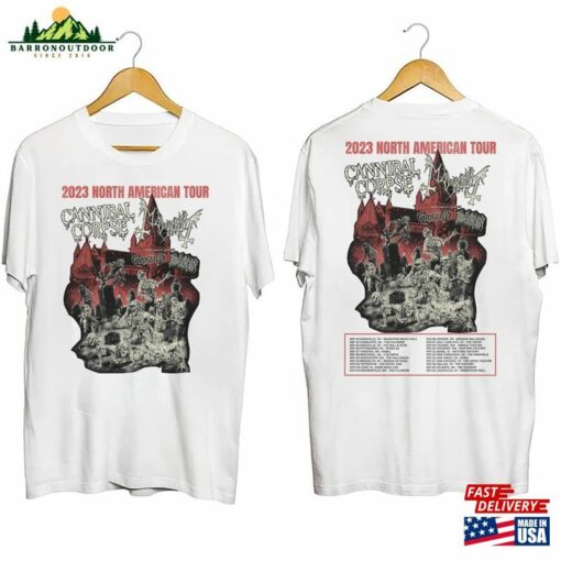 Cannibal Corpse 2023 Shirt Music Tour Gift For Fans Tee Unisex Classic