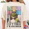 Can’t Today I’m Swamped Eras Tour Shirt Shrek Disney Fiona Princess T-Shirt Hoodie