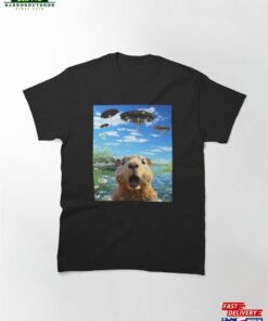 Capybara Selfie With Ufos Classic T-Shirt Hoodie