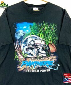 Carolina Panthers Football Panther Power T Shirt Unisex Classic 2