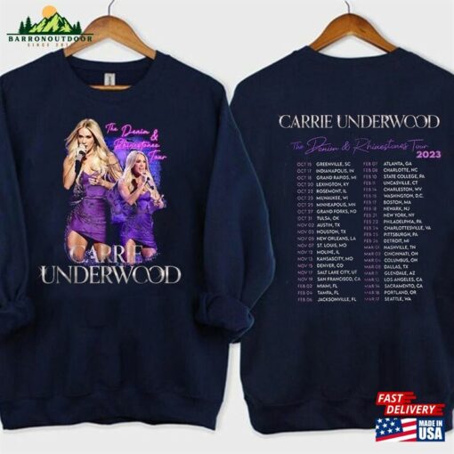 Carrie Underwood Tour 2023 Shirt Vintage Print T-Shirt Classic