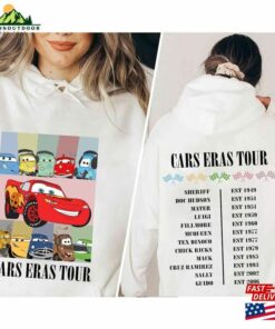 Cars Eras Tour Shirt Disney Characters Pixar Hoodie Unisex Cars Eras Tour Shirt Disney Characters Pixar Hoodie Unisex