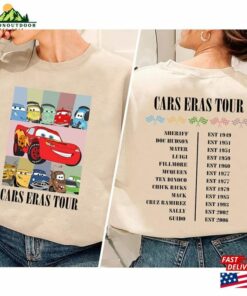 Cars Eras Tour Shirt Disney Characters Pixar Hoodie Unisex