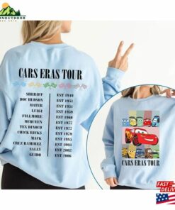Cars Eras Tour Shirt Disney Characters Pixar Hoodie Unisex 3 Cars Eras Tour Shirt Disney Characters Pixar Hoodie Unisex 4