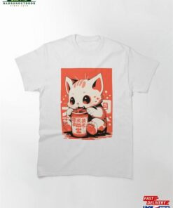 Cartoon Cute Japanese Cat Classic T-Shirt Sweatshirt Hoodie