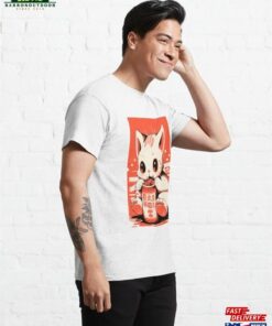 Cartoon Cute Japanese Cat Classic T-Shirt Sweatshirt Hoodie 3 Cartoon Cute Japanese Cat Classic T Shirt Sweatshirt Hoodie 4