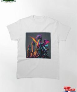 Castle Conquered By A Dragon Classic T-Shirt Hoodie Sweatshirt