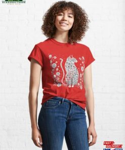 Cat And Flowers Classic T Shirt Unisex Sweatshirt 1