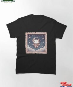 Cat Astronaut Classic T Shirt Hoodie 1