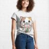 Cat Boba Tea Bubble Anime Kawaii Japanese Girls Teenager Classic T-Shirt