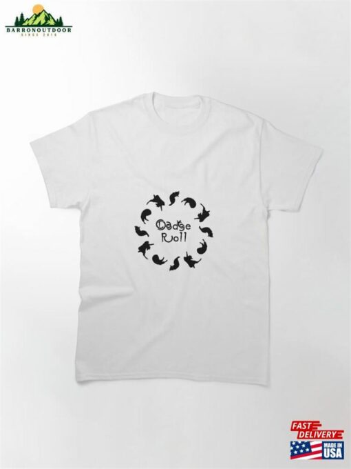 Cat Dodge Roll Circular Pattern Classic T-Shirt Unisex