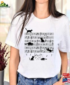 Cat Funny Music Notes T-Shirt And Lover Musician Tee Sweatshirt Cat Funny Music Notes T-Shirt And Lover Musician Tee Sweatshirt