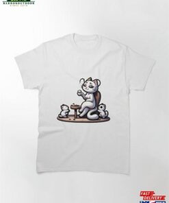 Cat Mother Coffee Lover Classic T Shirt Unisex Sweatshirt 1