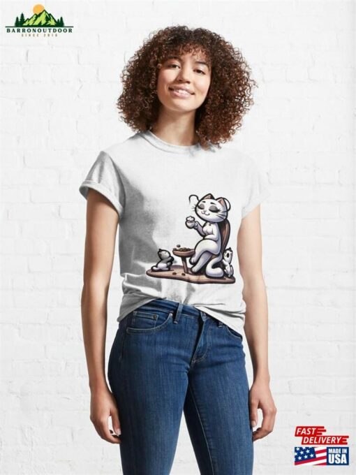 Cat Mother Coffee Lover Classic T-Shirt Unisex Sweatshirt