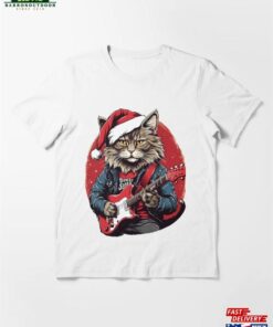 Cat Playing Guitar Essential T-Shirt Unisex Sweatshirt