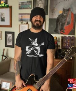 Cat Playing Guitar Shirt Kitty T-Shirt Music Tee Sweatshirt 3 Cat Playing Guitar Shirt Kitty T Shirt Music Tee Sweatshirt 4