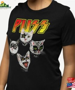 Cat Shirt Puss Rock Band Unisex Sweatshirt 1