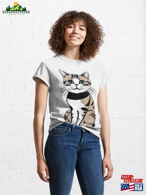 Cat Sticker Classic T-Shirt Sweatshirt Hoodie