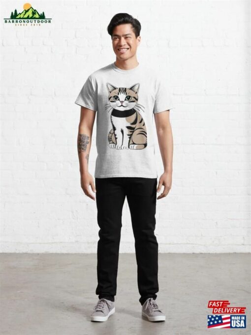 Cat Sticker Classic T-Shirt Sweatshirt Hoodie