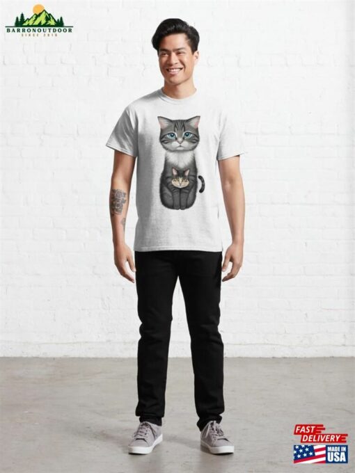 Cat Stickers T-Shirts Clothing T-Shirt Hoodie